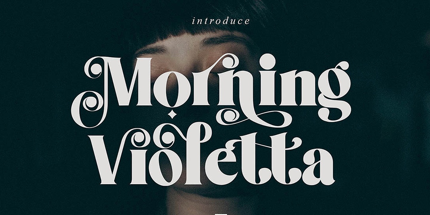 Пример шрифта Morning Violetta